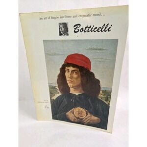Sandro Botticelli Portfolio Edition Posters Artwork book, GUC, Hartt, Abrams